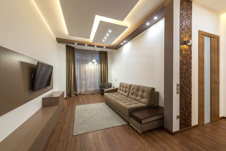 Faux plafond réalisé par DSO Concept, pièce à vivre
